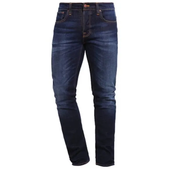 Nudie Jeans Co. Thin Finn Dry Deep Dark Jeans