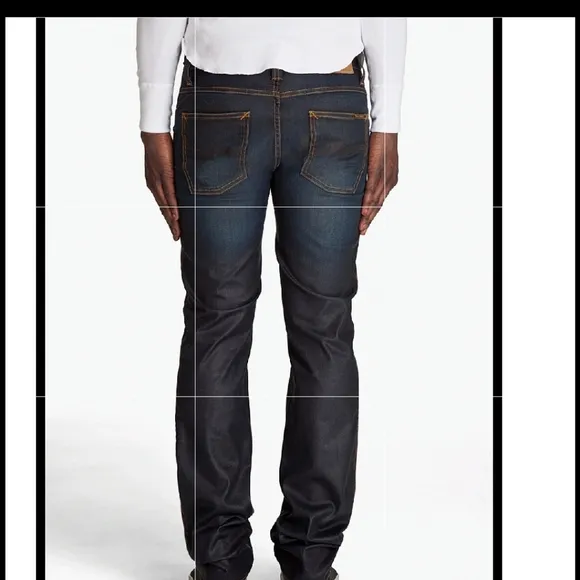 Nudie Slim Jim Glacier Indigo Jean's Size 30