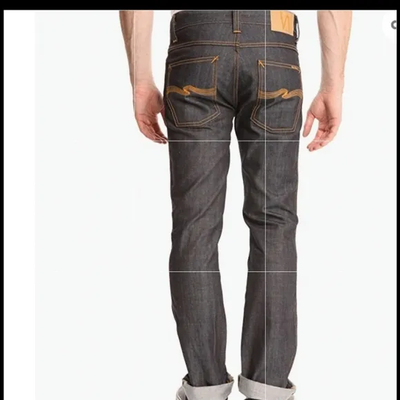 Nudie Slim Jim Dry Broken Twill Jean's Size 31