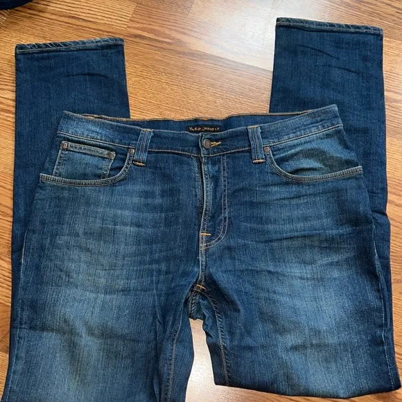 Nudie Jeans Thin Finn Pure Streak 36x32 Denim