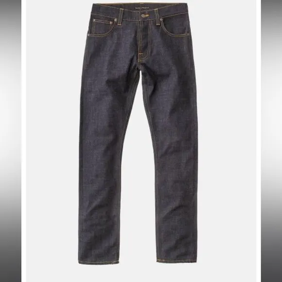 Nudie Jeans Dude Dan Fit in Dry Comfort Dark Wash Size 38x34