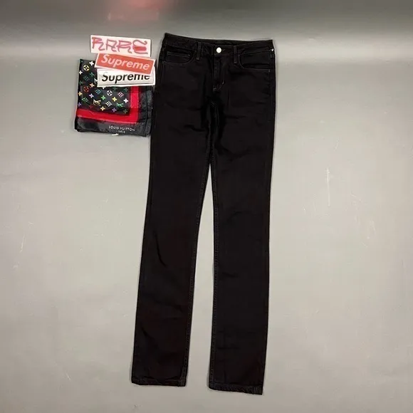 OAK NYC Jeans Elongated Stacked Denim New York Gothic Raver Designer Streetwear