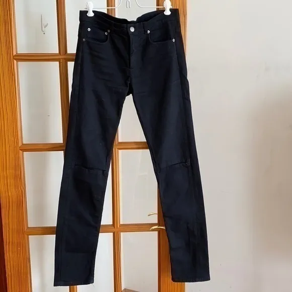 OAK NYC slit knee jeans black denim pants margiela Rick Owens 27 28 29 30 ?