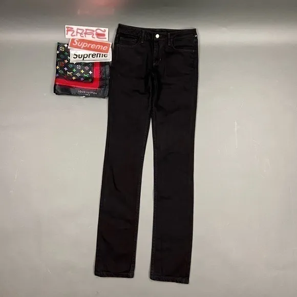 OAK NYC Jeans Elongated Stacked Denim New York Gothic Raver Designer Streetwear