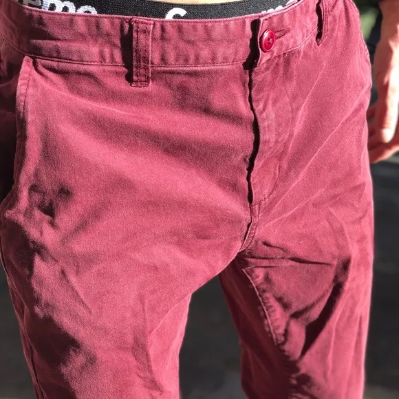 Obey Propaganda • Burgundy Chinos