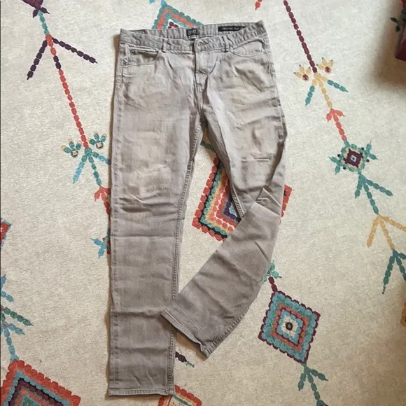 Obey grey skinny jeans 36x32