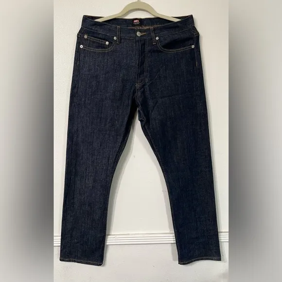 OBEY *RARE* STANDARD ORIGINAL BUTTON FLY DARK WASH JEANS SIZE 32