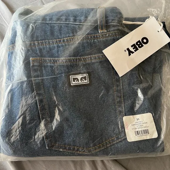 Obey hardwork denim jeans
          
      NWT