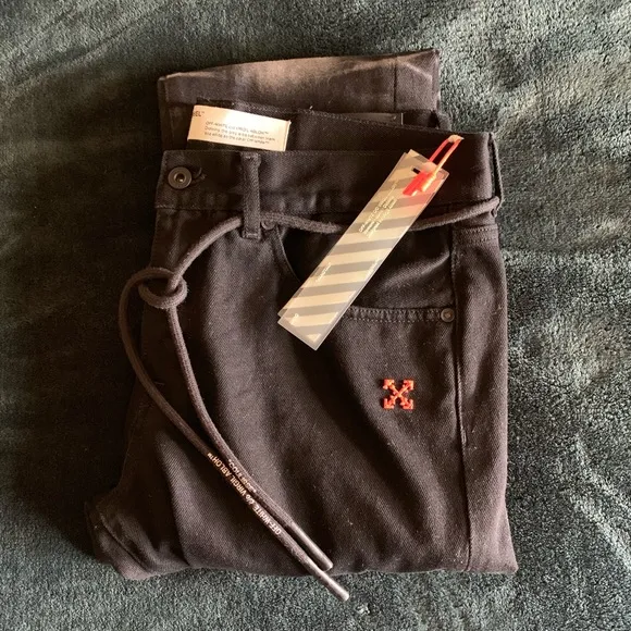 Off-White Black Denim
          
      NWT