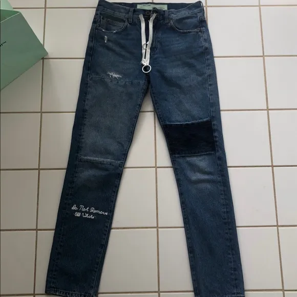 Off White Stitchwork Denim