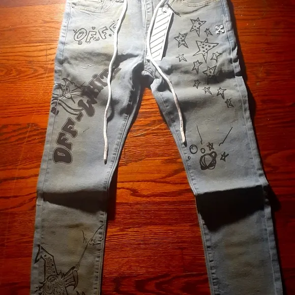 Off White Jeans
          
      NWT