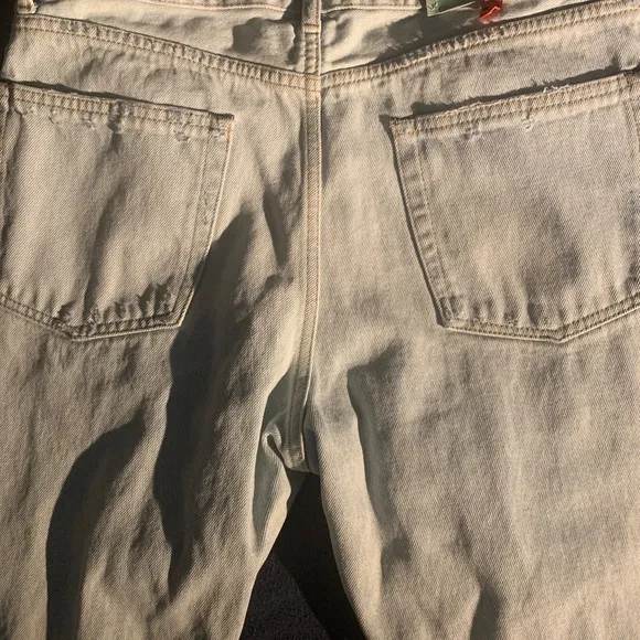 Bunny-Print Bleached-Effect Jeans