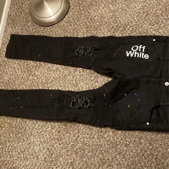 Off-White Off white spider jeans