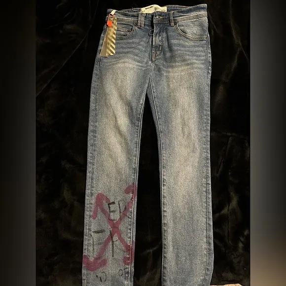 Rare Vintage Off-White C/O Virgil Abloh "Main Label" Denim