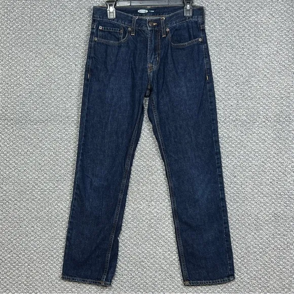 Old Navy Jeans Straight Leg Men's Size 29 Blue Low Rise 5 pockets 100% Cotton