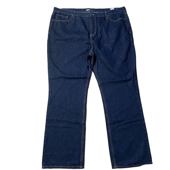 Old Navy Men's Sz 46X34 Straight Leg Jeans Dark Wash 5 Pockets New with tags
          
      NWT