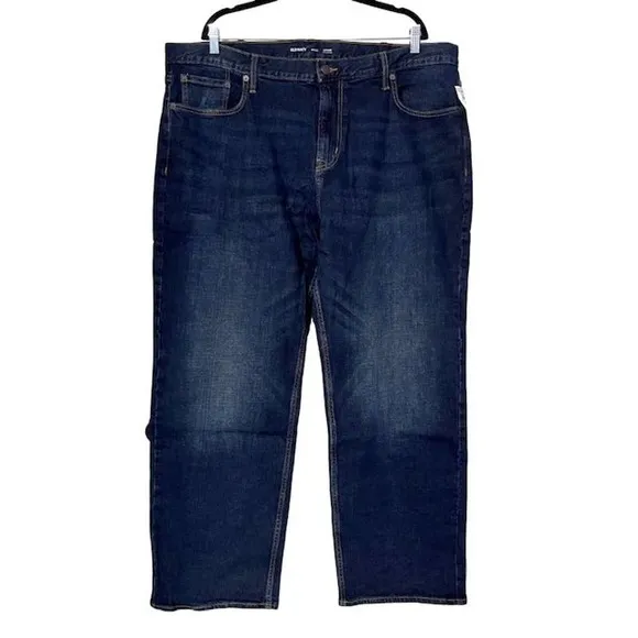 Old Navy Men's Dark Wash Jeans Loose Fit 44x32 NWT
          
      NWT