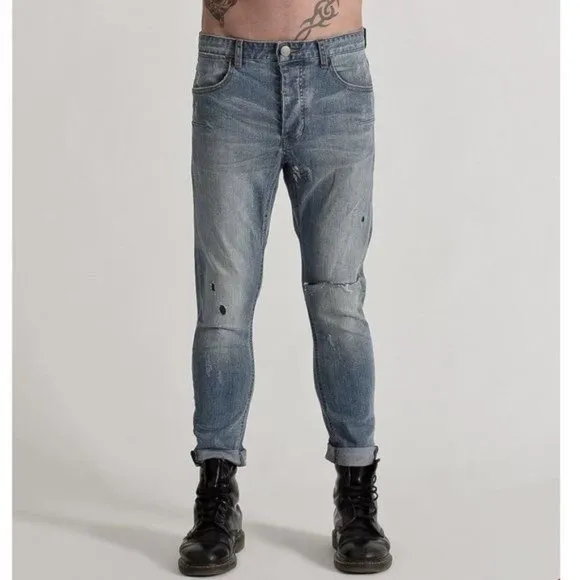One Teaspoon Mr Blues Skinny Jeans Medium Wash 32