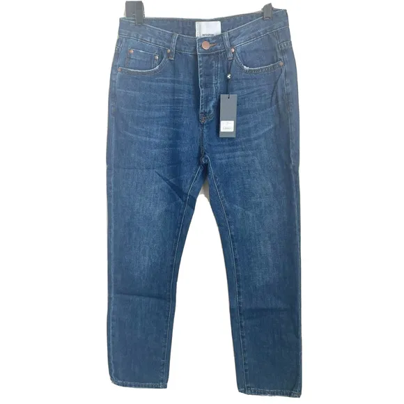 One Teaspoon Mens Mr Classics Bluemoon Rigid Straight Button Fly Denim Size 31R
          
      NWT