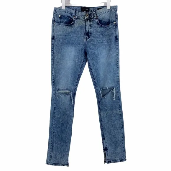 PacSun Stacked Skinny Destroyed Jeans 31 x 32