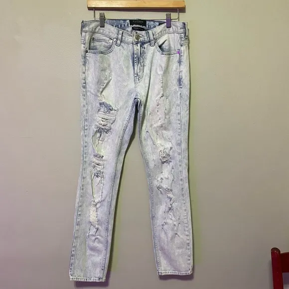 Pacsun ripped destructed holy jean pants