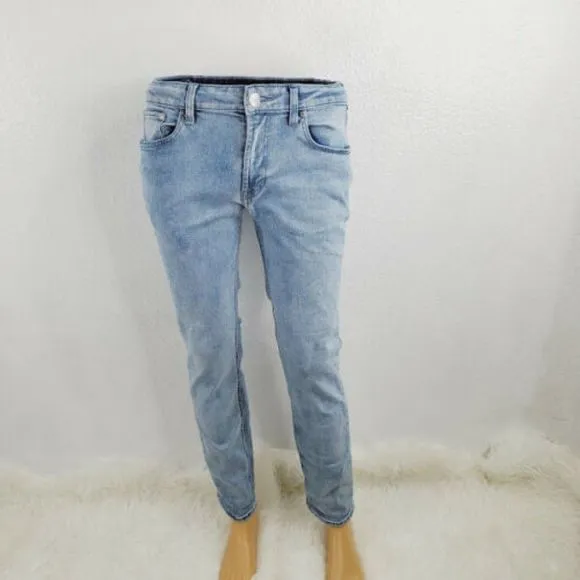 Pacsun Blue Light Wash Skinny Denim Jeans Sz 30x32