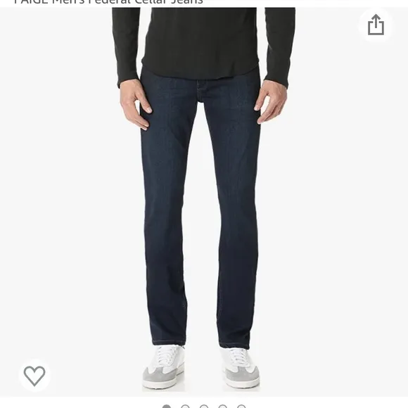NWT PAIGE Men's Federal Cellar Jeans, Indigo, 29
          
      NWT
