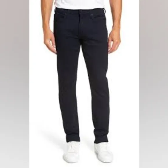 Paige Federal Inkwell Slim Straight Jeans