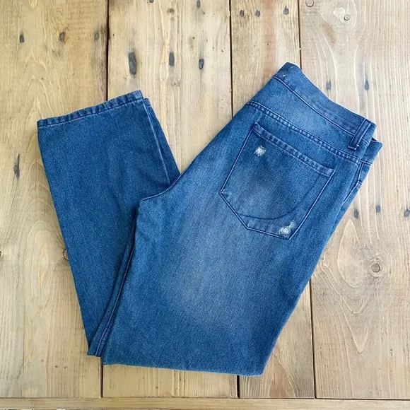 Paper Denim & Cloth jeans NWOT Distressed Light Wash Mens 36x30 100% Cotton