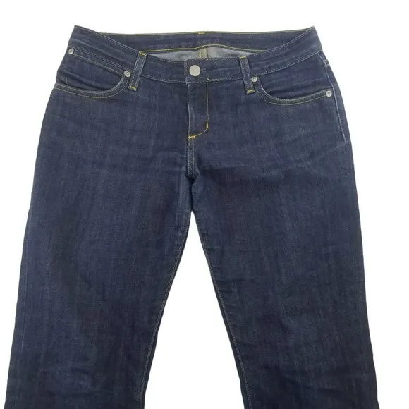 Paper Denim Cloth Men's Jeans 28 NYC Made in USA Krackle Dark Wash Denim H19