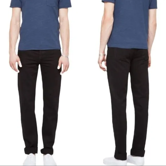 Paper Denim & Cloth (PD& C) Slim Stretch Jet Black Size 28X30