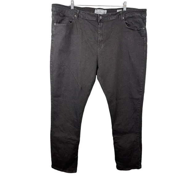Paper Denim & Cloth Men's Sz: 46 x 32  Black Straight Leg Denim Jeans