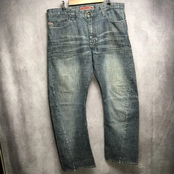 Parasuco Mens Ergonomic Blue Jeans 40x34 Cotton Denim Pants