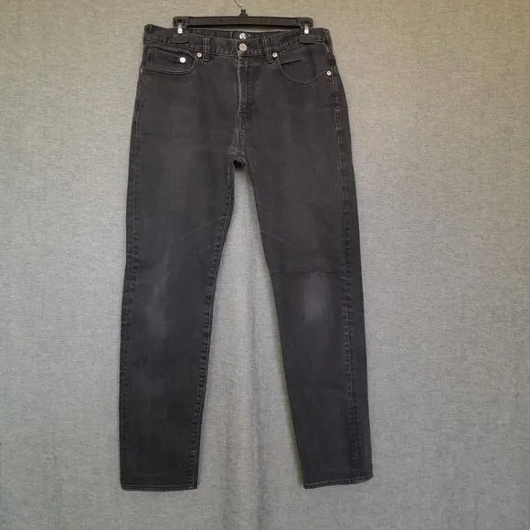 PS Paul Smith Low Rise Skinny Leg Jeans Size 32 x 30 {Fits 31/32) Black