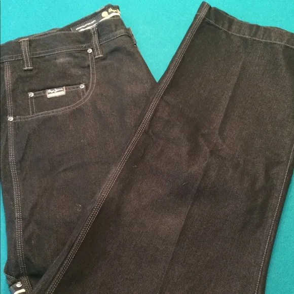 Mens Black PePe London Jeans Size 44