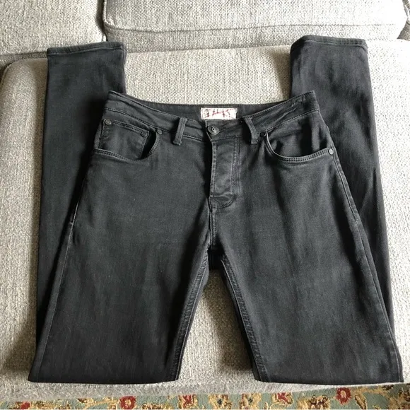 Philipp Plein Black Straight Jeans