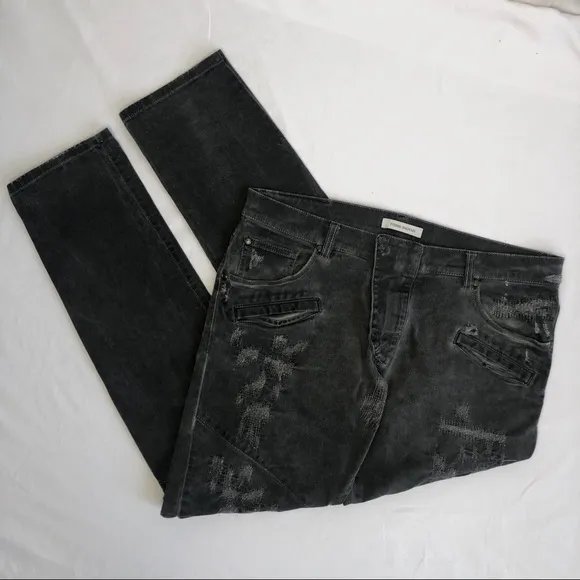 BALMAIN Men’s Pierre Balmain Charcoal Jeans
