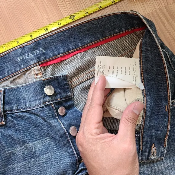 Prada denim jean