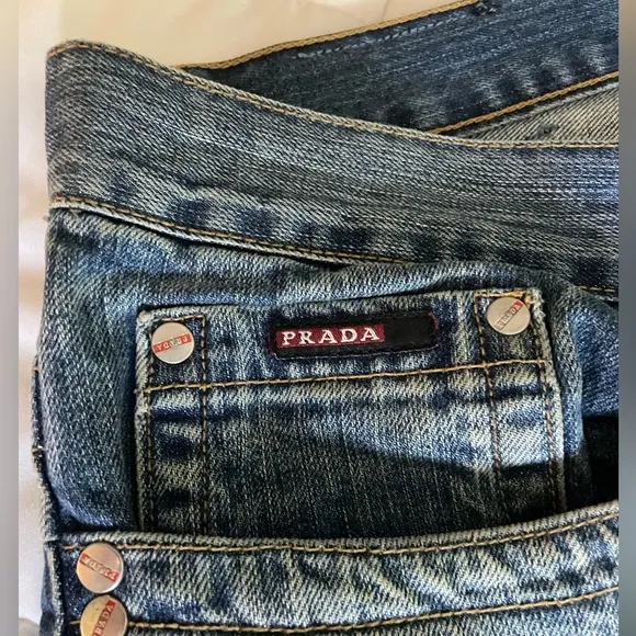 Make a fashion statement with jeans no one has- Prada makes the perfect cut boot