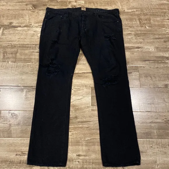PRPS Black Distressed Demon Fit Denim Jeans