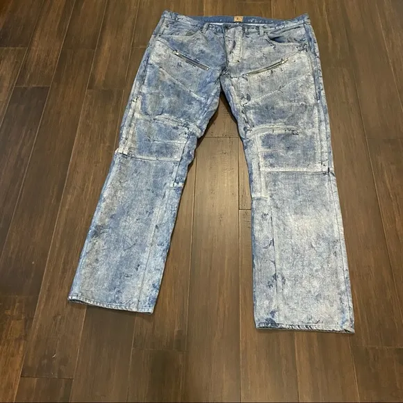PRPS Goods & Co. Mens Barracuda Indigo Turaco Zip Jeans E75P59X Size 42