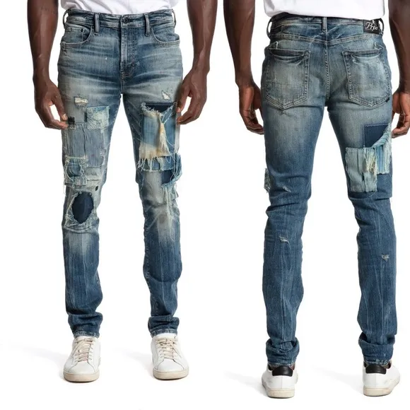 PRPS Base Weight Patchwork Skinny Fit Jeans NWT Windsor Tapered Skinny Fit​
          
      NWT