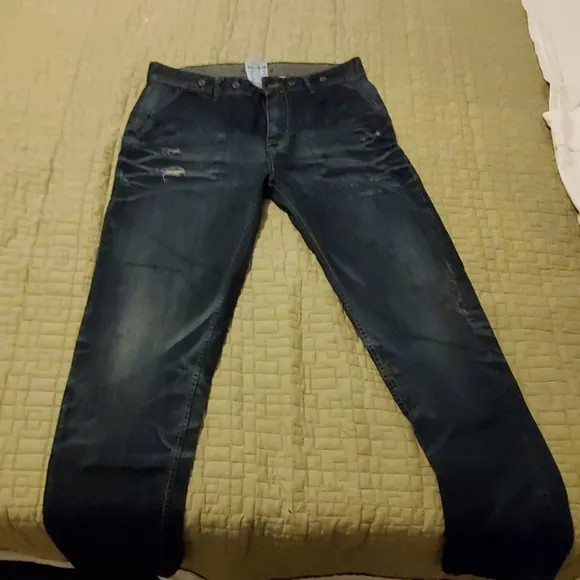NWOT Pull & Bear denim pants blue