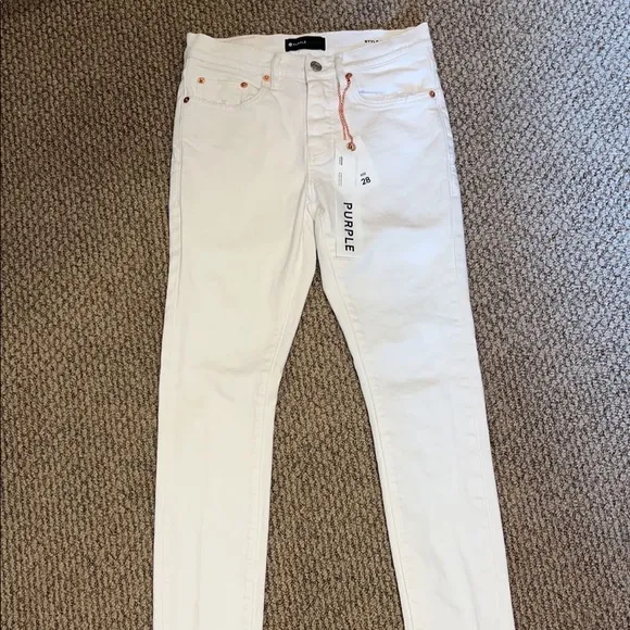 Mens Purple Jeans