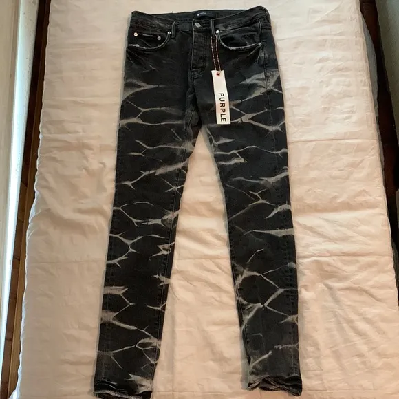 Purple jeans
