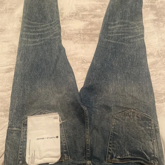 Purple jeans