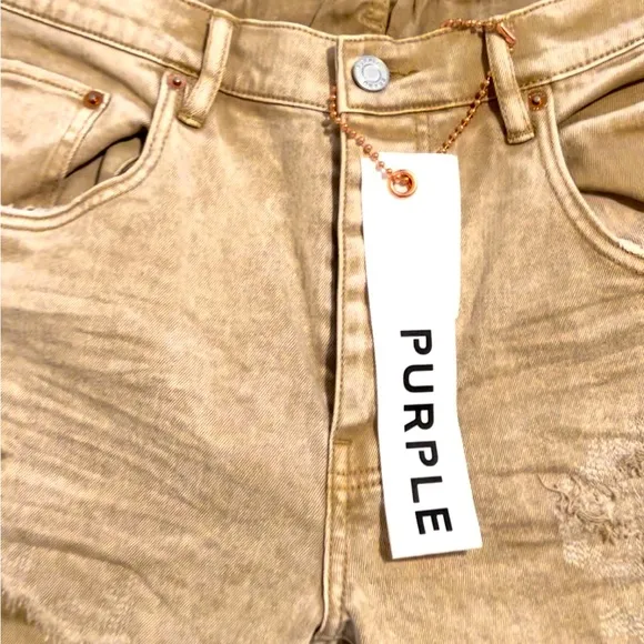 A pair of purple label jeans
          
      NWT
