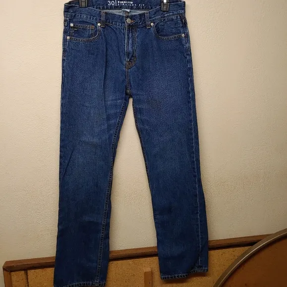 Quicksilver Jeans Straight Fit 30x31 Bright Blue