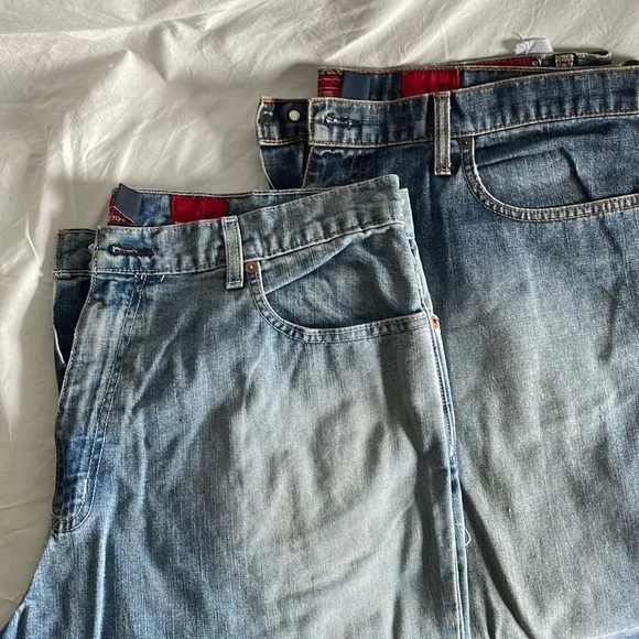Lot of 2 vintage Quiksilver denim jeans mens36x30