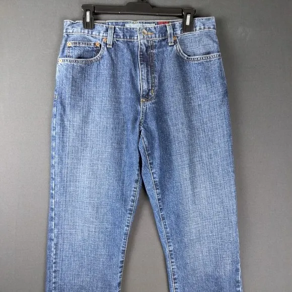 Quiksilver Jeans Men 32x30 Straight Blue Denim Fade Zip Outdoor Skateboard Pants